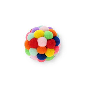 PELOTA POMPON CON CASCABEL