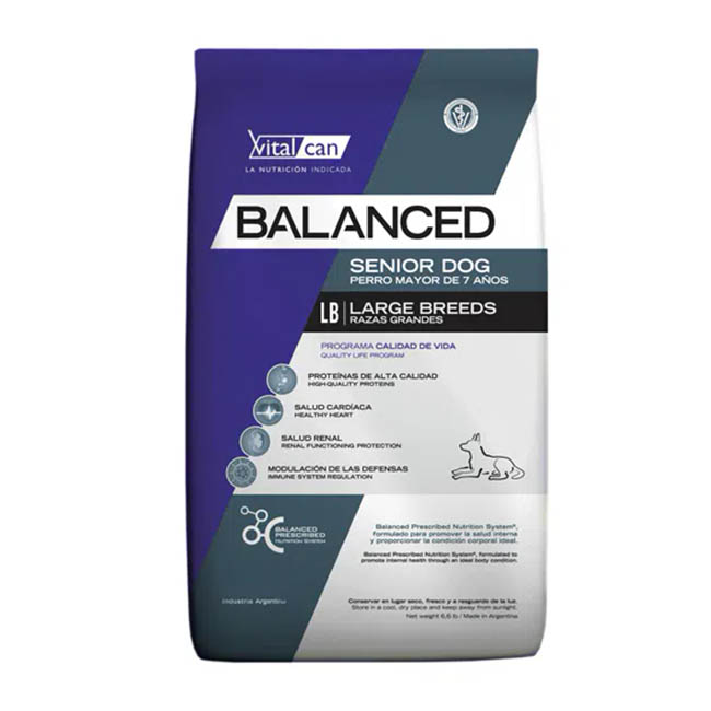 BALANCED PERRO SENIOR RAZA GRANDE x15kg