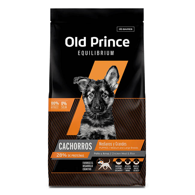 Old Prince Equilibrium para Perro Cachorro Mediano y Grande