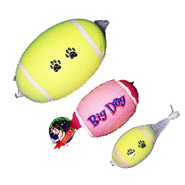 PELOTA DE RUGBY TENIS GDE 18CM