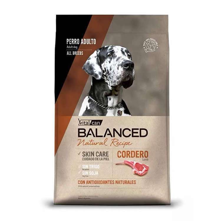BALANCED NATURAL RECIPE CORDERO X 3KG