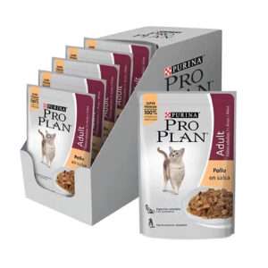 PRO PLAN POUCH GATO POLLO 15 U x85
