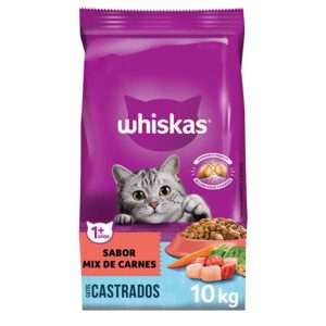 WHISKAS GATO CASTRADO X 10KG