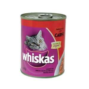 WHISKAS LATAS X 340GRS CARNE